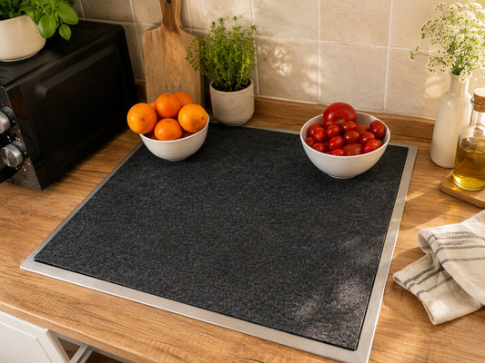 VIOLAN Filz Herdabdeckung nach Maß aus 3 mm Filz als Kochfeldschutz und zusätzliche Arbeitsfläche in der Küche
